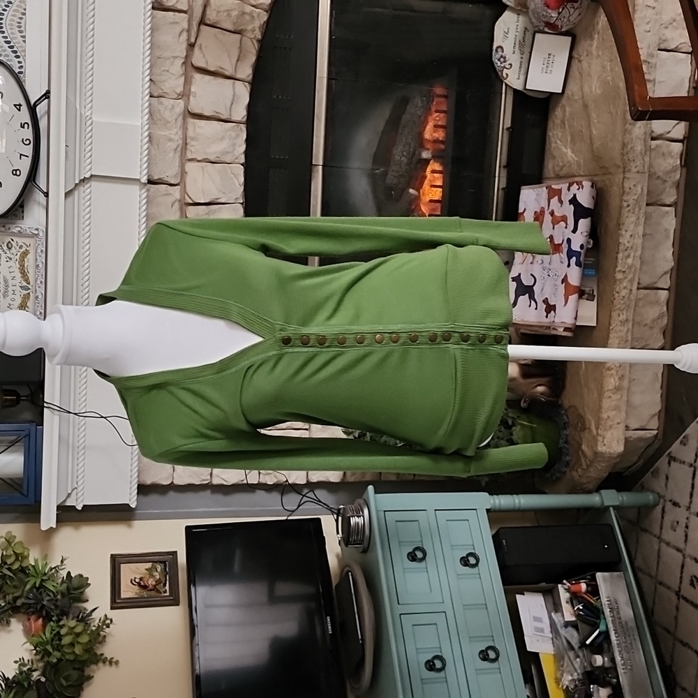 Snap button sweater/cardigan
